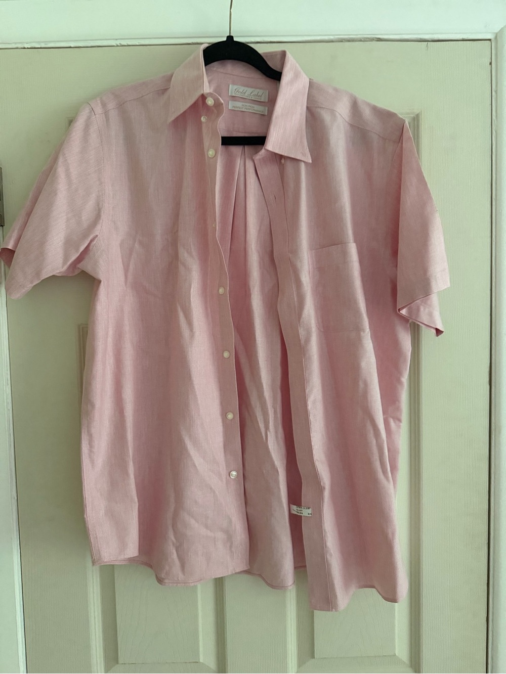 Todd Snyder Light Pink Short-Sleeve Button-Down Shirt